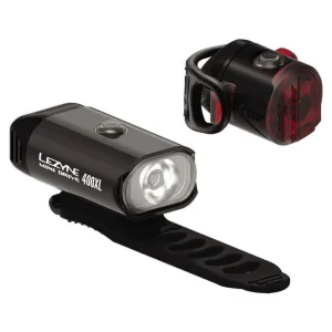 Lezyne Mini Drive 400XL / Femto Rechargeable Light Set - Black