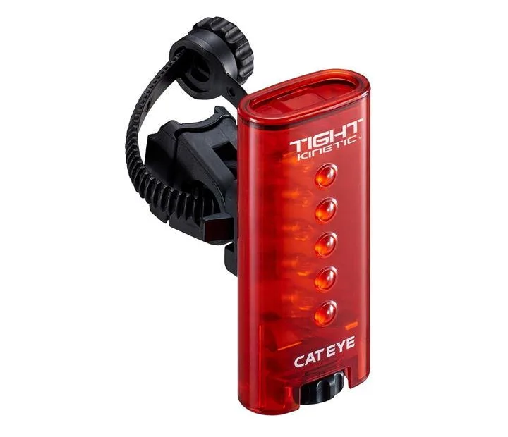 Cateye Tight Kinetic Rear Brake Light - Red