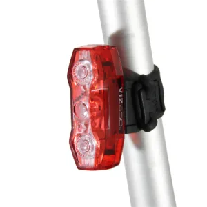 Cateye Viz 450 Rear Rechargeable Bike Light - Black / Rear / Rechargeable