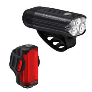 Lezyne Radar React System Rechargeable Light Set - Black / Light Set / Rechargeable