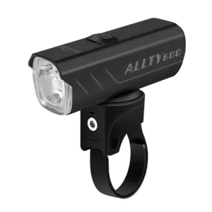 Magicshine Allty 600 V2 Rechargeable Front Bike Light - Rechargeable / Black / Front