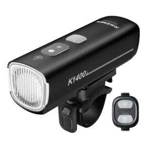 Ravemen K1400 AI Nighttime USB Rechargeable Front Light - Black / Front / Rechargeable