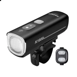 Ravemen K1800 AI Nighttime USB Rechargeable Front Light - Black / Front / Rechargeable