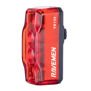 Ravemen TR150 Smart Alert Brake Detection Rechargeable Rear Light - Red / Rear / Rechargeable
