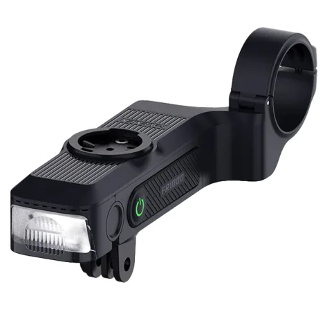 Ravemen FR1000 USB Rechargeable Beam Out-Front Light - Black / Front / Rechargeable / Garmin & Wahoo Mount